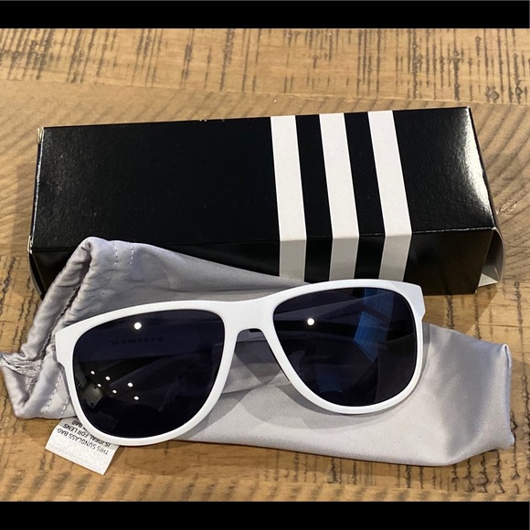 adidas white sunglasses